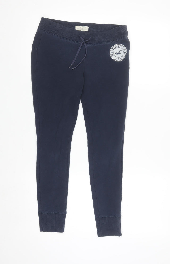 Hollister Womens Navy Blue Small Jogger Sweatpants