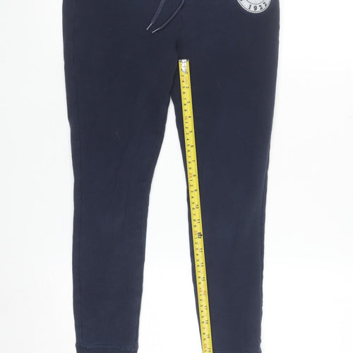 Hollister Womens Navy Blue Small Jogger Sweatpants