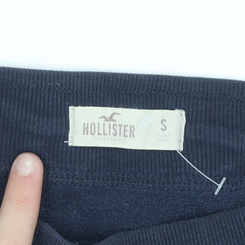 Hollister Womens Navy Blue Small Jogger Sweatpants