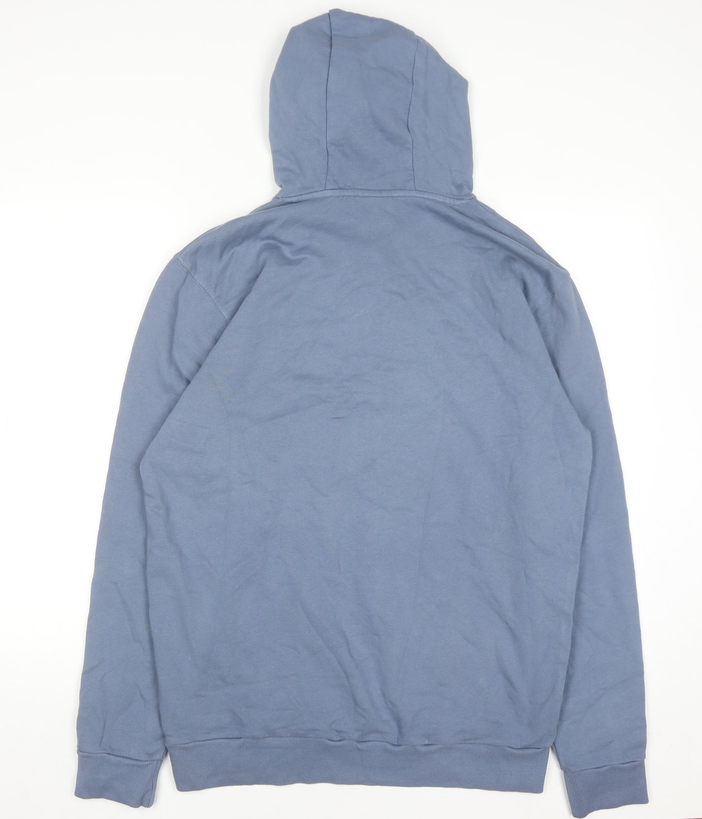Ellesse Men's Blue Pullover Hoodie Size M Cotton Logo Sportswear
