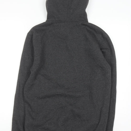 Nimes Mens Grey Pullover Hoodie S Regular Fit Fleece Sweatshirt