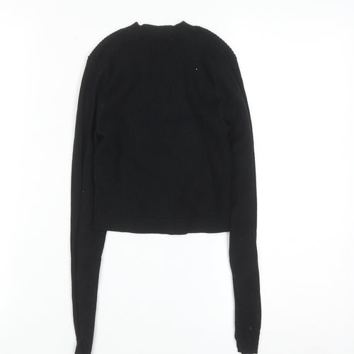 Jack Wills Womens Black 2XS Crew Neck Knit Pullover Jumper