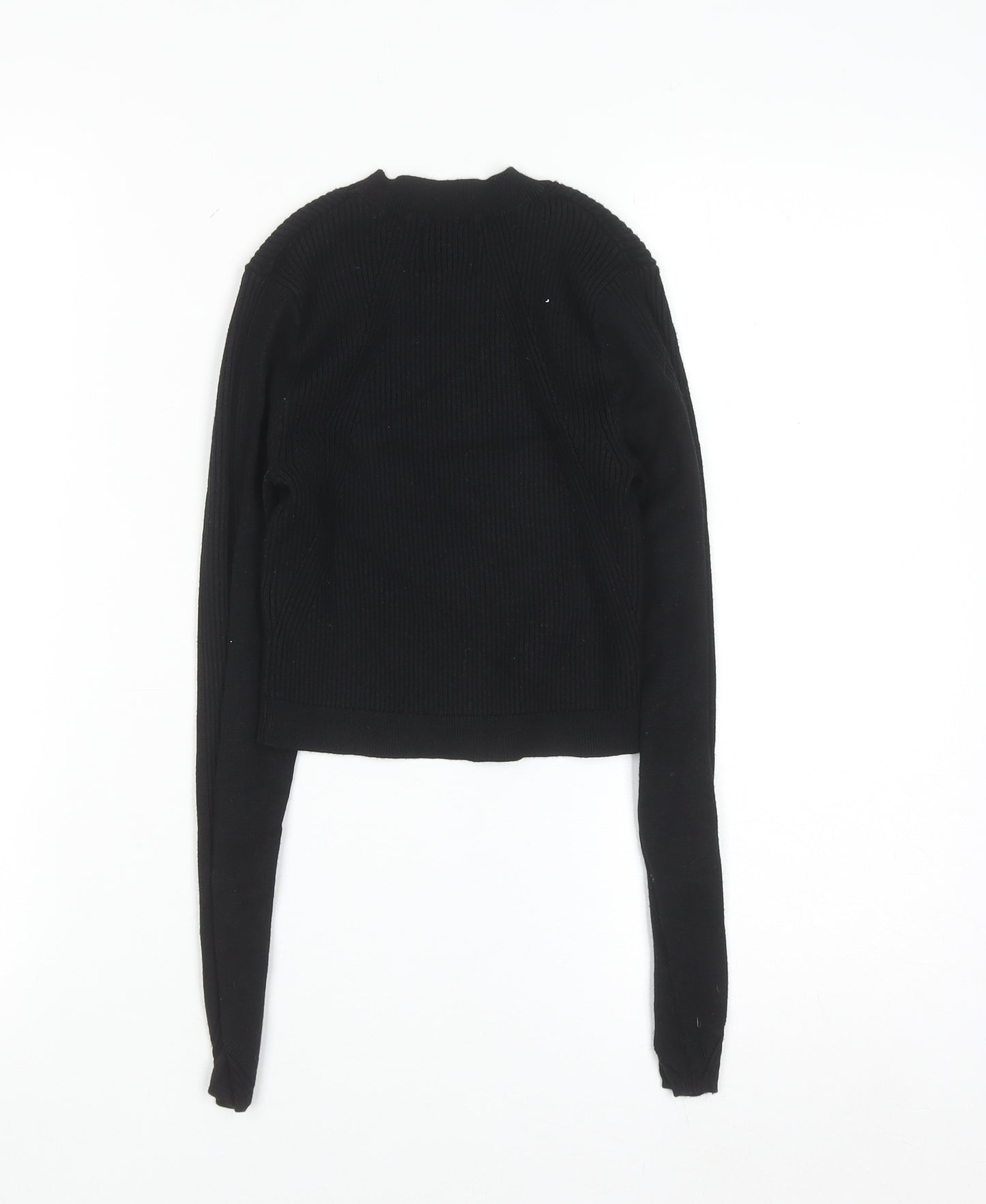 Jack Wills Womens Black 2XS Crew Neck Knit Pullover Jumper