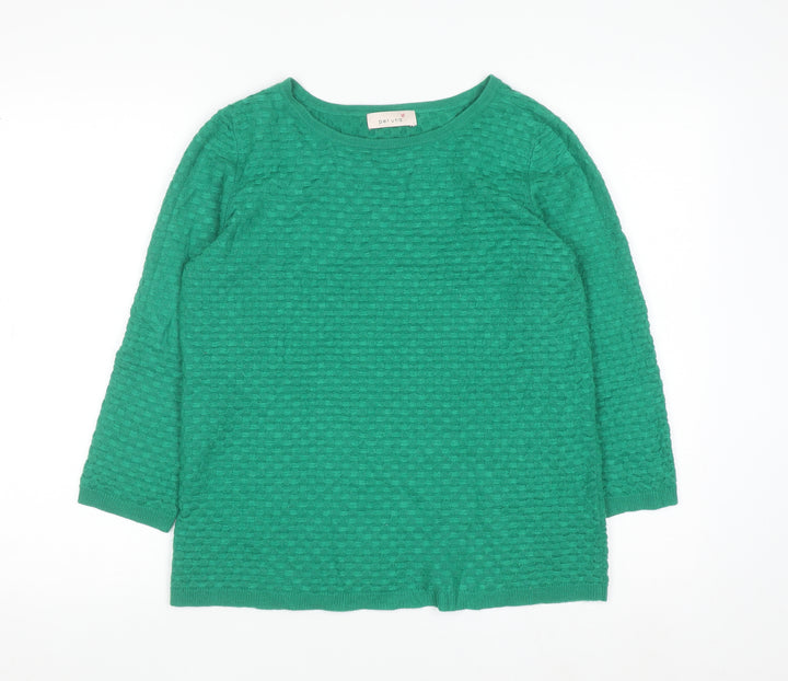 Marks and Spencer Per Una Women’s Green Size 10 Knit Pullover Jumper