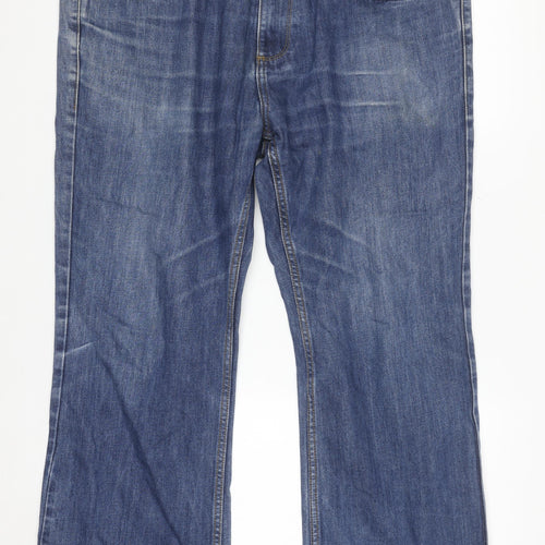 Burton Menswear London Blue Bootcut Jeans Mens W38 L30 Denim