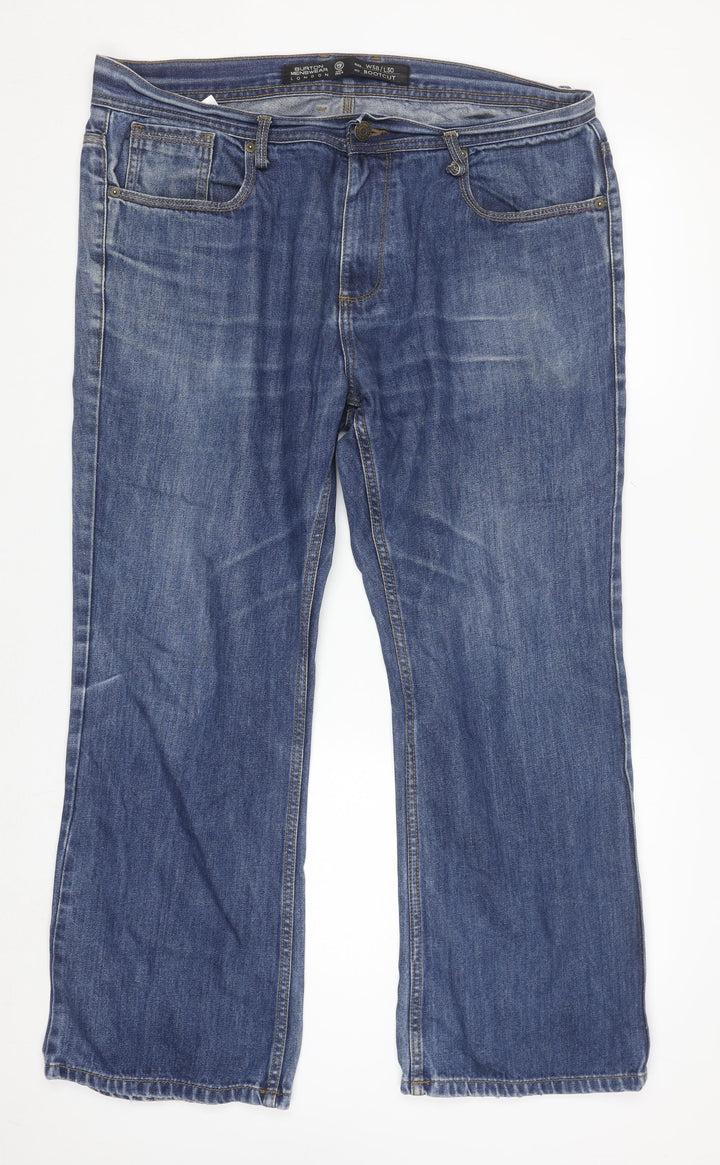 Burton Menswear London Blue Bootcut Jeans Mens W38 L30 Denim