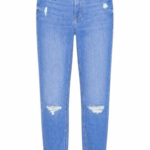 Denim Co Women Blue Size 6 Skinny Distressed Jeans
