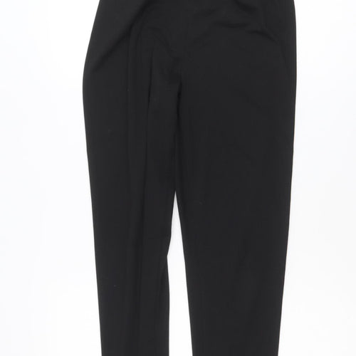 SHEIN Women Black M Ankle Leggings 90% Polyester Stretch
