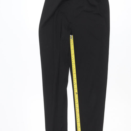SHEIN Women Black M Ankle Leggings 90% Polyester Stretch