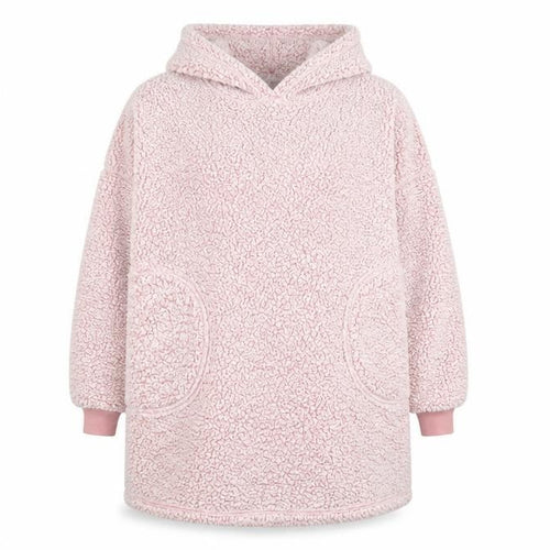Primark Womens Pink Fleece Hooded Nightshirt XS Winter Warm
