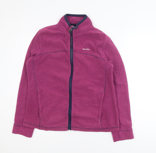 Weird Fish Women's Purple Size 14 Full Zip Fleece Jacket