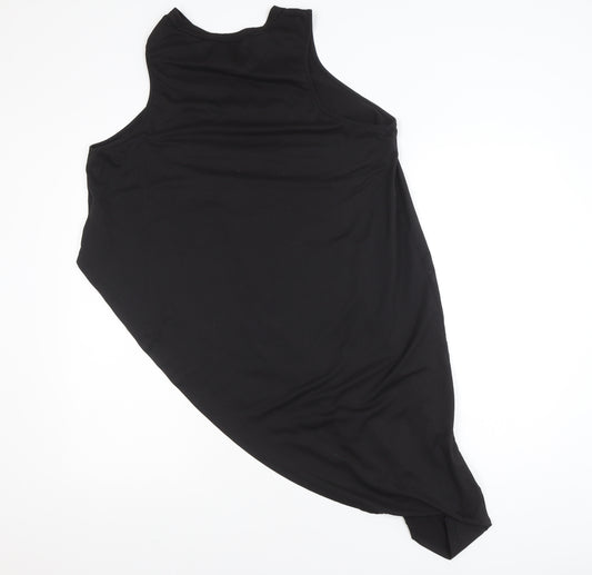 SHEIN Curve Black High Neck Sleeveless Tank Top Women’s XL
