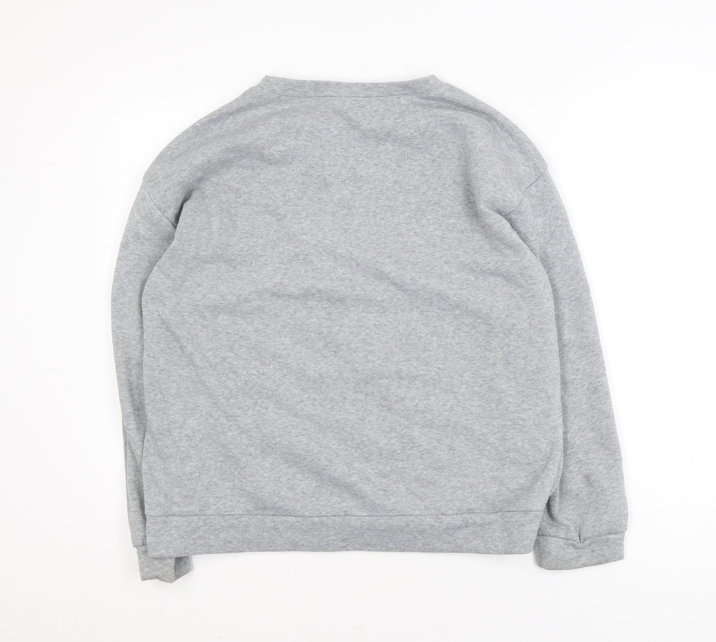 SHEIN Men's Grey Paris Graphic Pullover Sweatshirt M