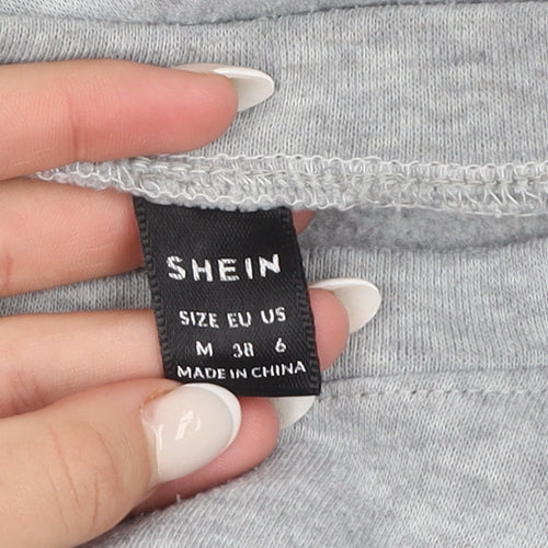 SHEIN Men's Grey Paris Graphic Pullover Sweatshirt M