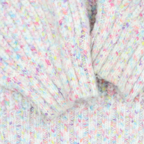 F&F Women’s Multicoloured Chunky-Knit Crew Neck Jumper Size 20