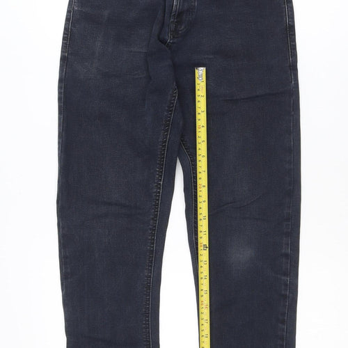 Next Mens Blue Motion Flex Slim Fit Trousers 28S Denim