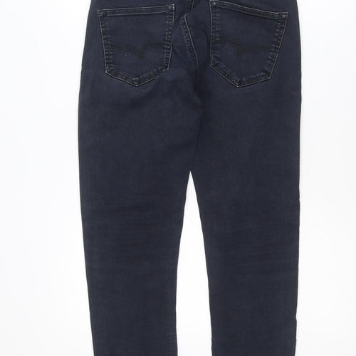 Next Mens Blue Motion Flex Slim Fit Trousers 28S Denim