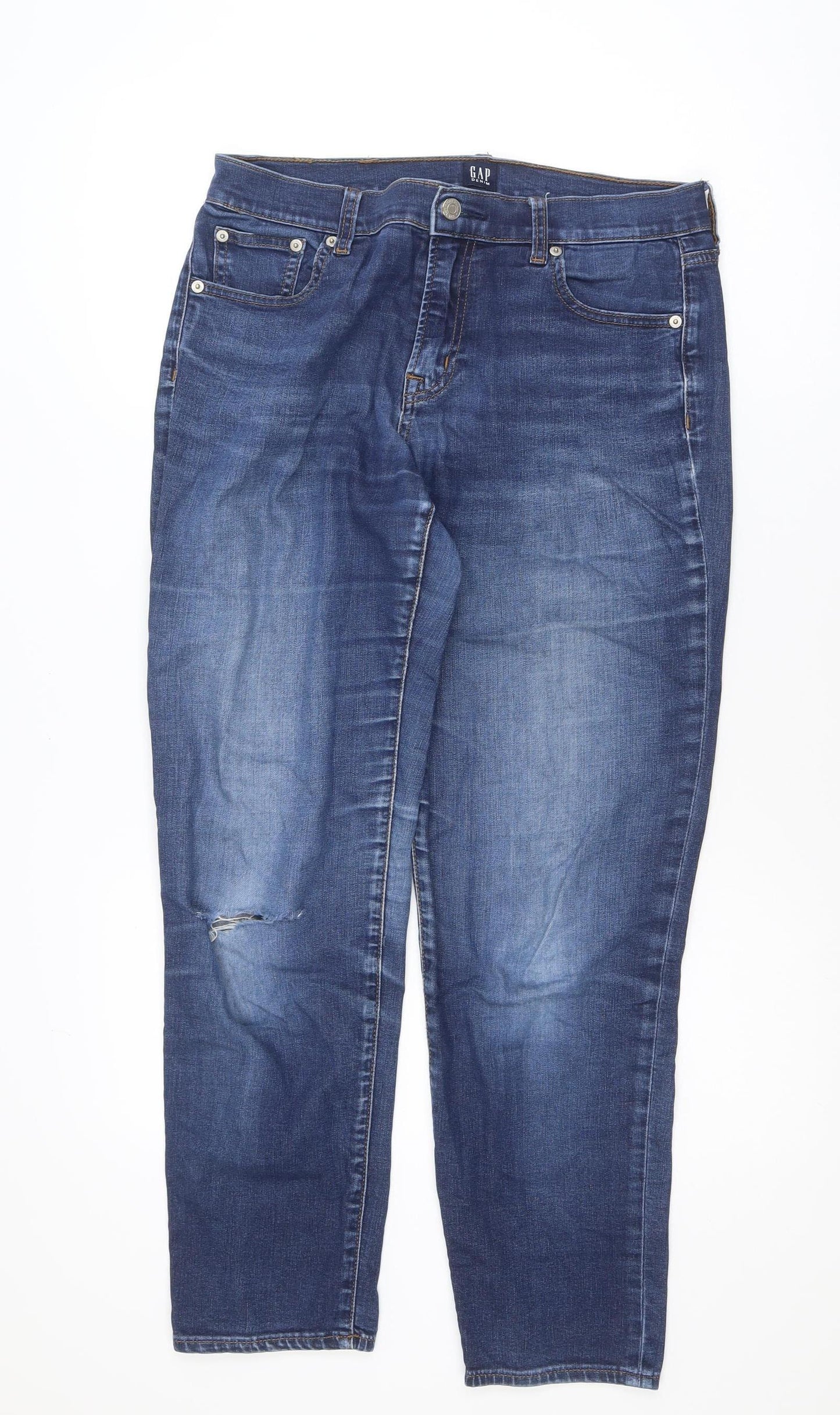 GAP Men's Blue Slim Fit Denim Jeans Size 27 Straight Leg