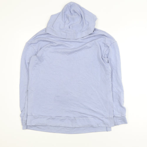 Marks and Spencer Womens Cornflower Blue Size 10 Pullover Hoodie