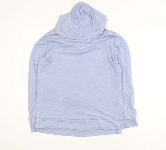 Marks and Spencer Womens Cornflower Blue Size 10 Pullover Hoodie
