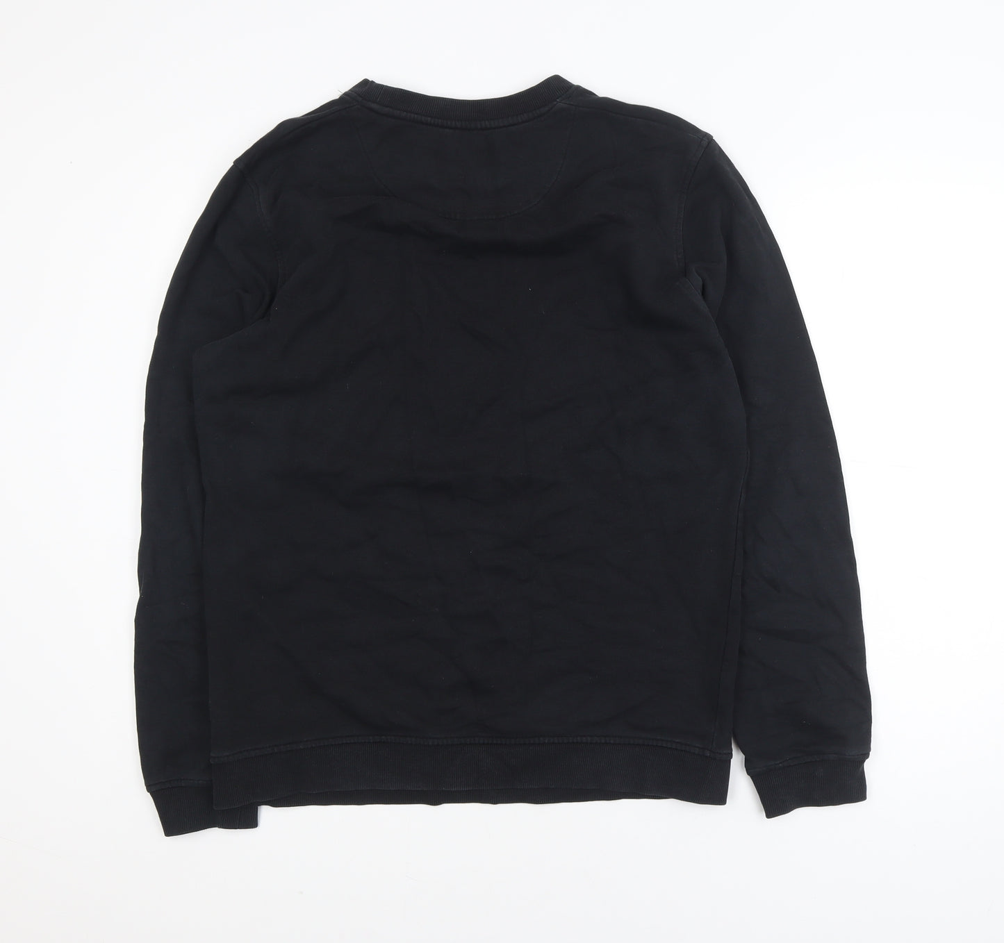 Jack & Jones Men's Black M Pullover Graphic Sweatshirt