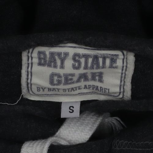 Bay State Gear Men's Grey Pullover Hoodie Small Rockport Logo Fleece