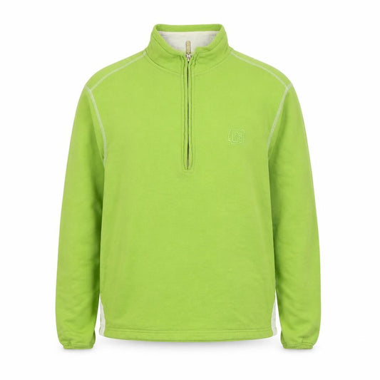 DEAL Men’s Green 1/2 Zip Cotton Activewear Jacket Size L