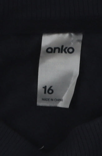 Anko Women's Black Phoenix Raceway Graphic Pullover Sweatshirt Size 16