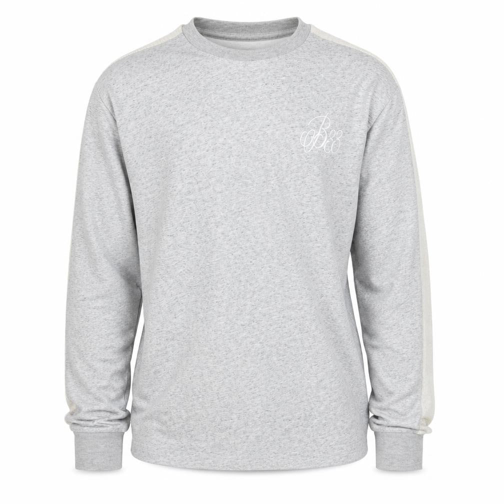 Bee Inspired Men's Grey Crew Neck Pullover Sweatshirt M