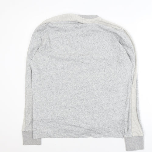 Bee Inspired Men's Grey Crew Neck Pullover Sweatshirt M