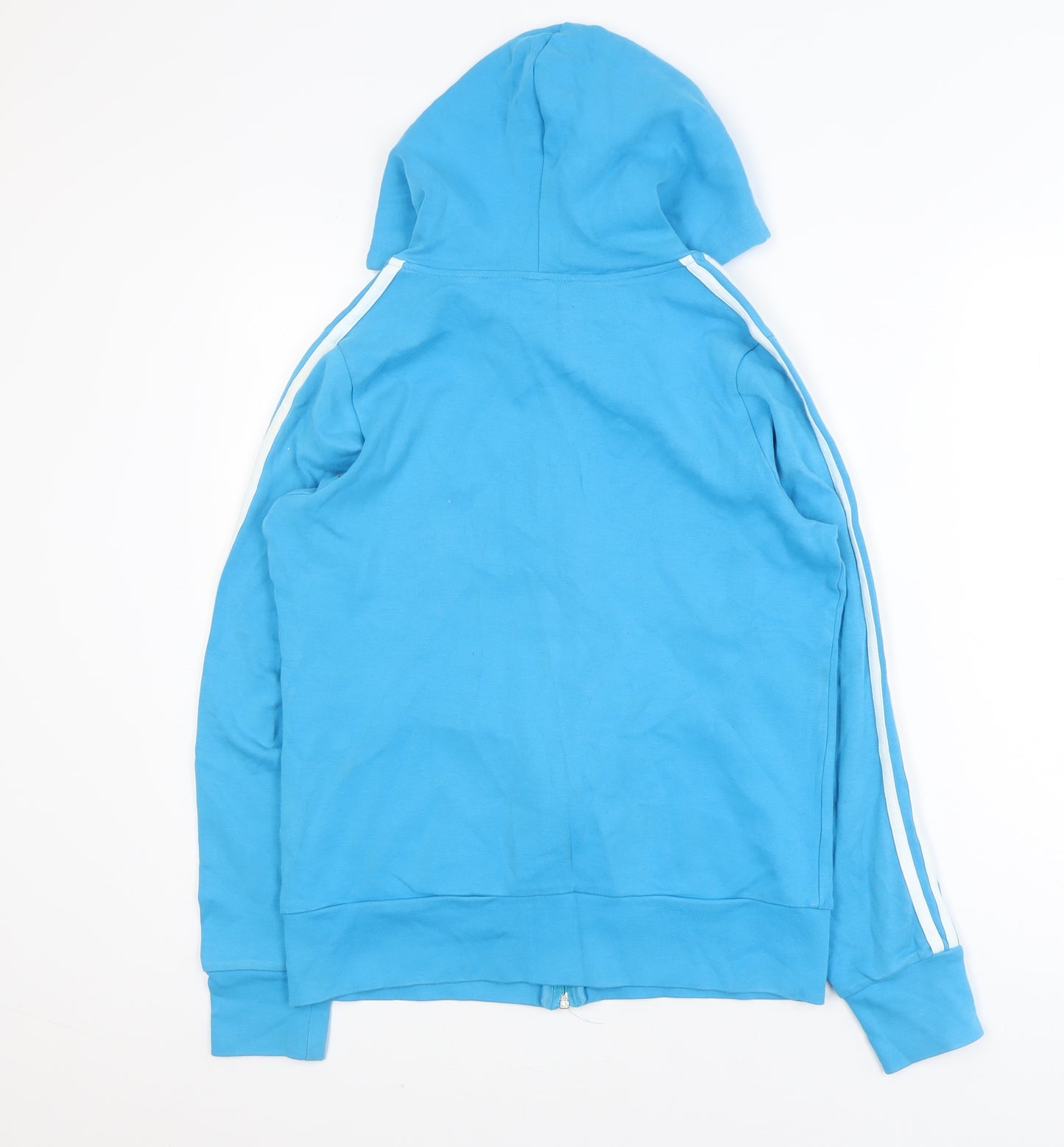 Adidas Men's Blue Essentials Full Zip Track Hoodie Jacket L