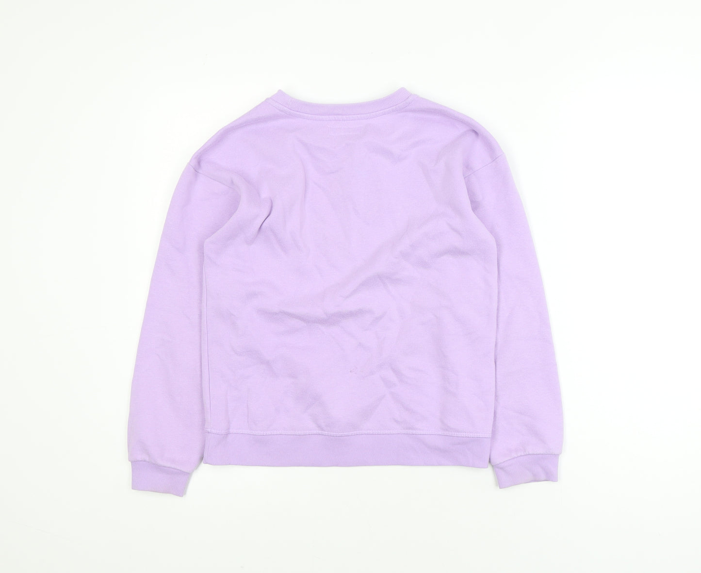 Primark Teens Lilac Pullover Sweatshirt 9-10Y Cotton Blend