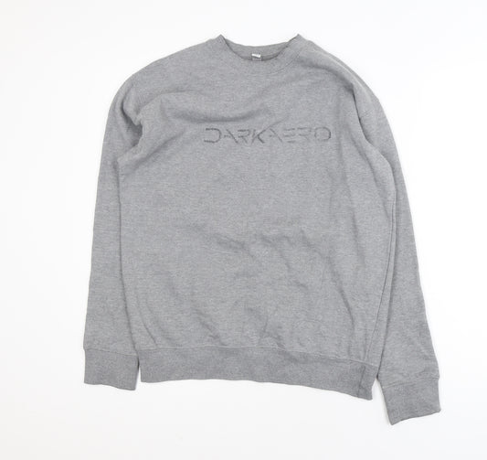 Cotton Heritage Men's Grey Crew Neck Pullover Sweatshirt M