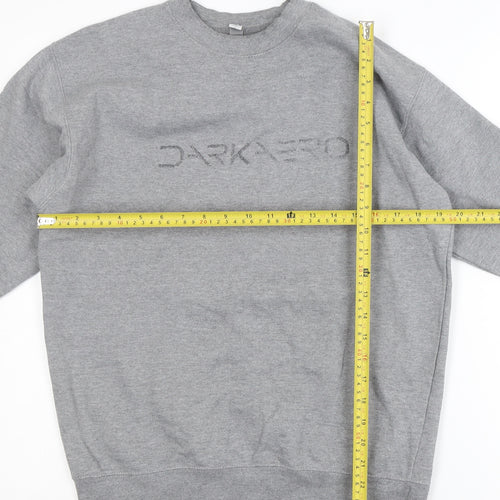 Cotton Heritage Men's Grey Crew Neck Pullover Sweatshirt M