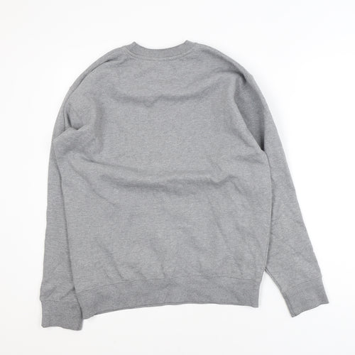 Cotton Heritage Men's Grey Crew Neck Pullover Sweatshirt M