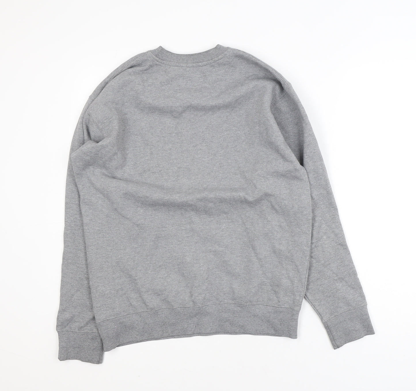 Cotton Heritage Men's Grey Crew Neck Pullover Sweatshirt M