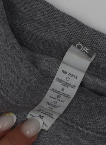 Cotton Heritage Men's Grey Crew Neck Pullover Sweatshirt M