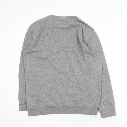 Vans Men's Grey Logo Pullover Sweatshirt Size L