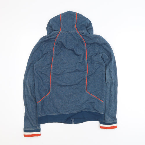 Hugo Boss Men’s Blue Full Zip Hoodie XS Lightweight Cotton