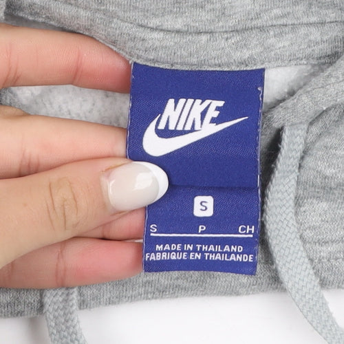 Nike Unisex Grey S Pullover Hoodie Sports Netball Sweatshirt