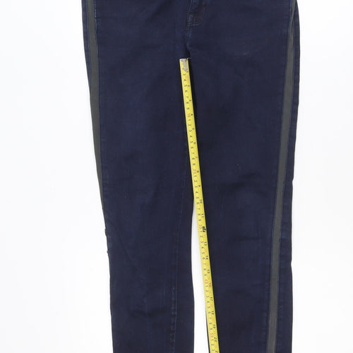 Lee Men's Blue Slim Fit Straight Jeans Size 32 Dark Denim