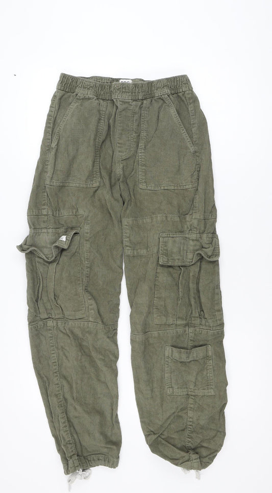 BDG Urban Outfitters Men's Green Cargo Corduroy Trousers 28W 32L
