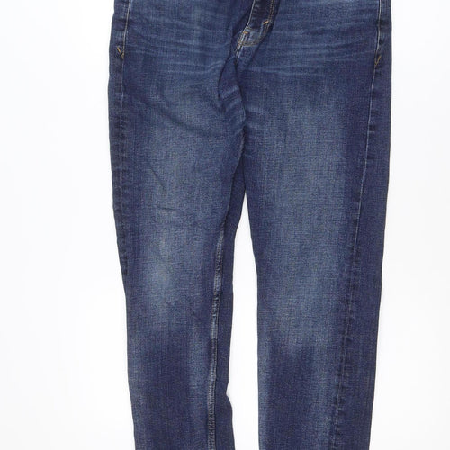 Marks and Spencer Mens Blue Slim Fit Straight Denim Jeans 32W 33L