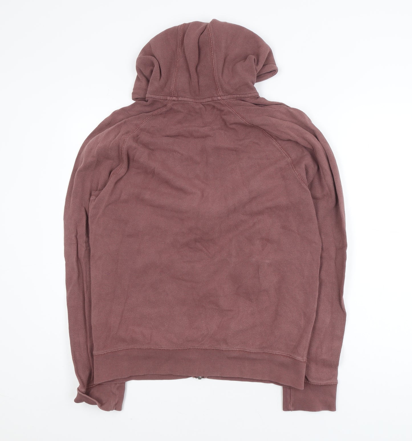 Next Womens Brown Full Zip Hoodie Medium 100% Cotton Casual Sweatshirt
