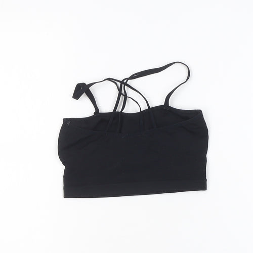 Lsunday Women's Black Slim Fit Strappy Yoga Tank Top S