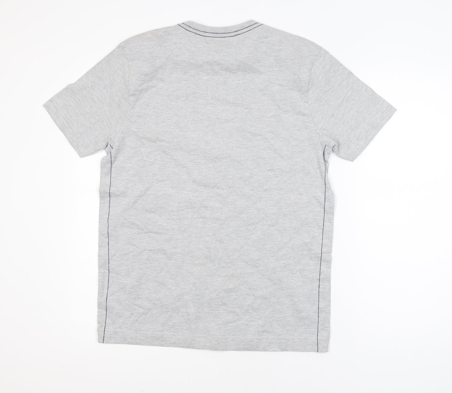 Dunnes Men Grey Port of Maine Graphic Short Sleeve T-Shirt Small