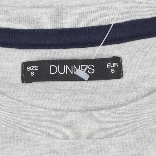 Dunnes Men Grey Port of Maine Graphic Short Sleeve T-Shirt Small