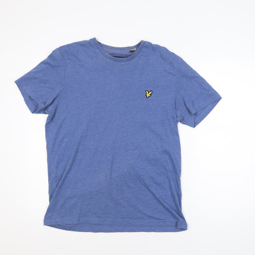 Lyle & Scott Men's Blue Short Sleeve Crew Neck T-Shirt Size M