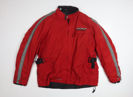 Hein Gericke Men's Red 2XL Motorcycle Jacket Waterproof Windproof