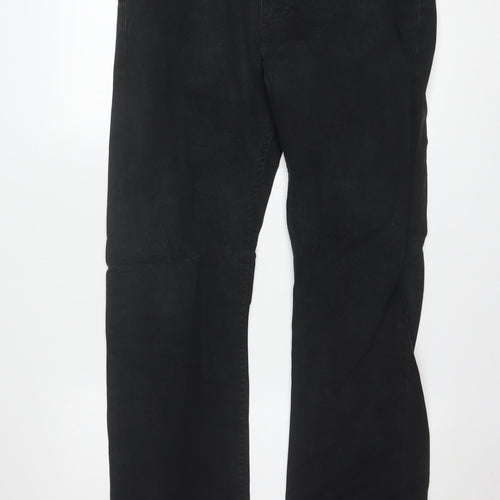 Levi's Men's Black Straight Leg Denim Jeans W33 L32 Classic Fit